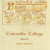 The cover of the inaugural edition of The Brown and Gold magazine in 1924, featuring a hand drawn image containing the College crest, motto and sprigs of wattle