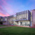 Concordia's Nautilus Centre as seen from the Quadrangle at sunset