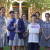 Concordia's Unley Design-athon team holding the trophy and certificate after winning the competition in 2022