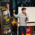 Author Tristan Bancks speaking to a students in the Concordia Chapel, with a pull up banner advertising his book 'Scar Town' behind him