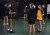 Year 7 students learning circus skills (flower sticks)
