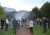 A group of students and staff at a traditional smoking ceremony led by Kaurna Elder Uncle Tamaru Smith