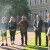 Students and staff with Kaurna Elder Uncle Tamaru Smith providing a Welcome to Country