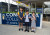 Three ELC and Primary School students on day one of Term 1, 2022