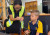 A Year 2 student learning how to weave on an excursion to Warriparinga Wetlands