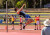 A student competing in high jump at Sports Day