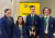Brain Bee Challenge team with medals