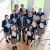 A group of 2022 Oliphant Science Award prize winners and high commendation recipients holding their certificates in the Nautilus Centre