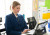 Senior School student using digital device