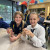 The Year 5 Reconciliation Group learning traditional weaving techniques