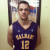Peter Hooley in his University of Albany basketball uniform