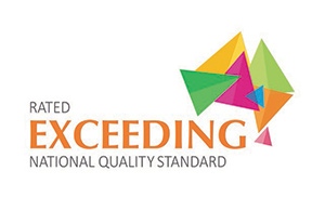 Rated Exceeding National Quality Standard by the Australian Children's Education and Care Quality Authority